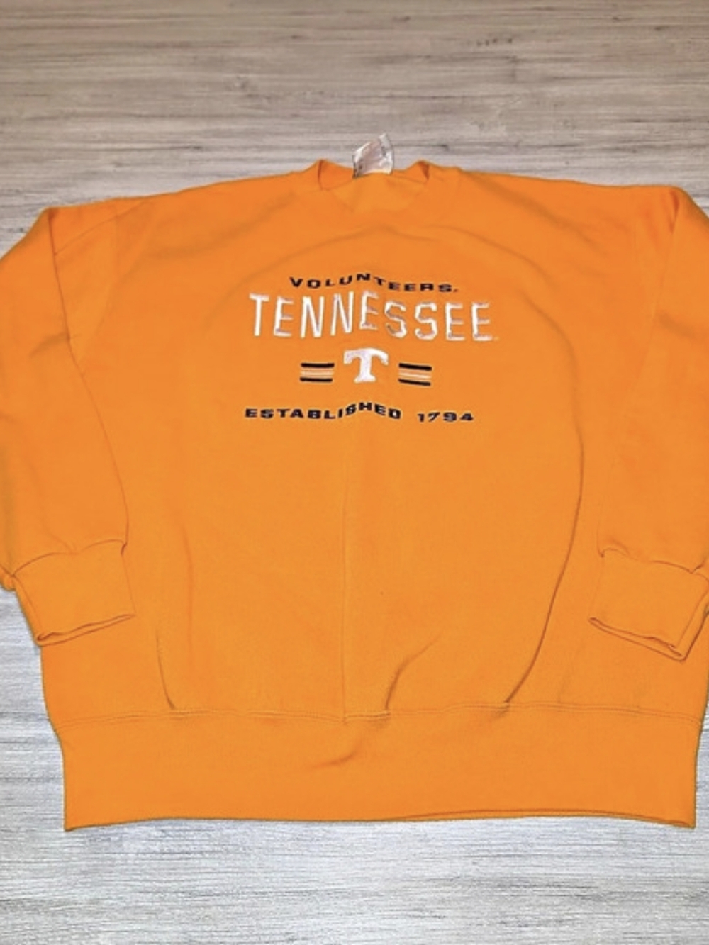 Vintage Lee Sport Tennessee Volunteers Crewneck Sweatshirt Adult Orange Size L